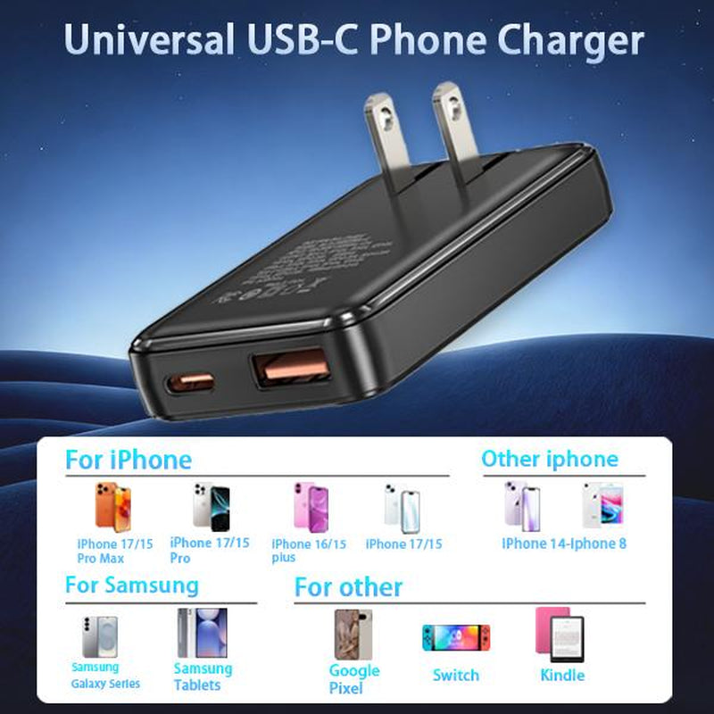 New Mini Adapter 2026 30W Power Charger for Iphone/Android Apple 17/Ipad/Macbook Fast Charging Not Hot Portable Lightweight