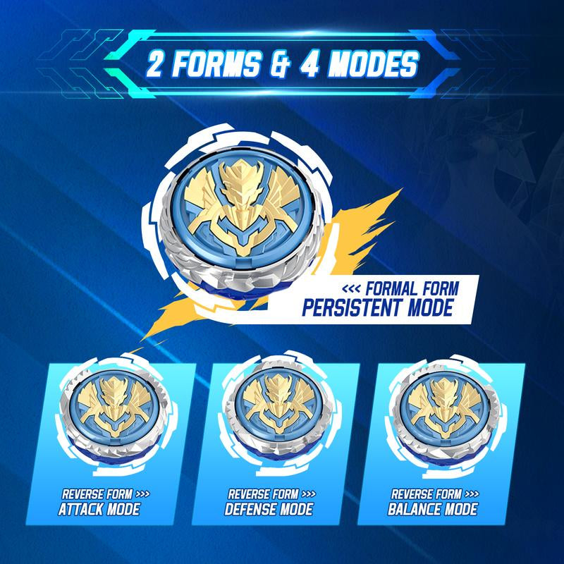 ALPHA GROUP Infinity Nado Battling Toys Metal Anime Design Iron Durable Battle Set for Kids Ages 5-12 with Sword Launcher Gyro Top Beyblade Action Dynamic Battle Experience